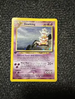 Pokemon TCG Slowking Neo Genesis 14/111 Unlimited Holo Rare HP - Image 1