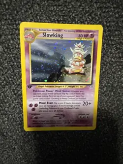 Pokemon TCG Slowking Neo Genesis 14/111 Unlimited Holo Rare HP - Image 2