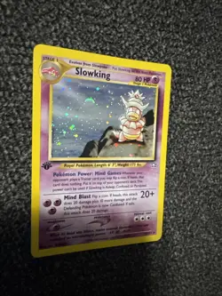 Pokemon TCG Slowking Neo Genesis 14/111 Unlimited Holo Rare HP - Image 3