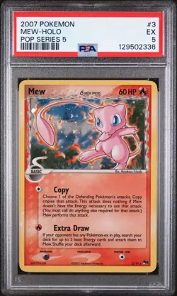 Pokemon: Mew POP Series 5 Holo | PSA 5 - Image 1