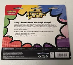Pokemon TCG Ascended Heroes Larry's Komala 2-Pack Blister BRAND NEW SEALED - Image 2