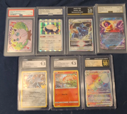POKEMON Graded Lot Of SLABS - 7 Slabs AGS PSA CGC Jigglypuff Snorlax Ponyta Dia - Image 1