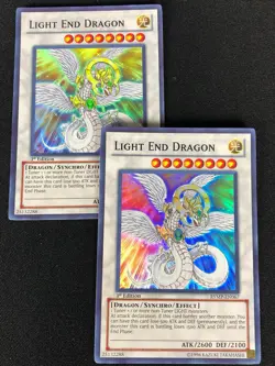 YUGIOH LIGHT END DRAGON RYMP-EN067 1ST SUPER X2 (LP) - Image 1