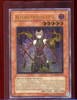 Allure Queen LV5 CDIP-EN007 Ex Ultimate Rare Unlimited Yugioh - Image 1