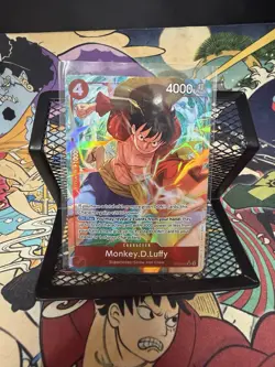 One Piece TCG Legacy Of The Master Monkey D Luffy OP12-015 SR Alt Art English - Image 1