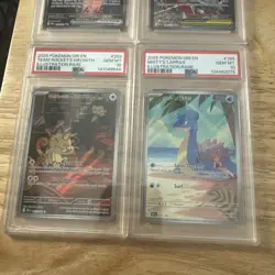 Pokemon TCG Multiple Random Cards. Mewtwo Sir. Lapras. Meowth. Lucario PSA 10 - Image 2