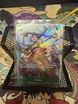 Okiku Premium Collection -BANDAI CARD GAMES OP01-035 One Piece Promo Cards Foil - Image 1