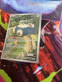 Pokemon TCG Snorlax 051 Scarlet & Violet Holo Promo Card Sealed NM Condition - Image 4