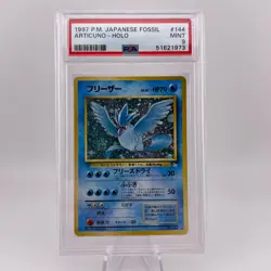 Articuno PSA 9 Mint #144 Fossil Set HOLO RARE Japanese Pokemon Card - Image 2