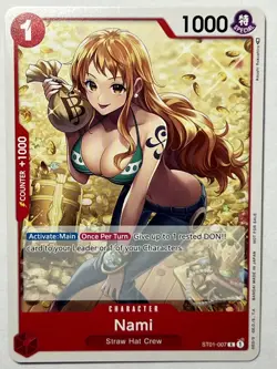 Nami ST01-007 Tournament Pack Vol. 3 Pre-Release Promotion Card - Image 1