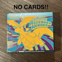 Pokemon TCG Mega Evolution Ascended Heroes Elite Trainer Box ETB – OPEN/NO CARDS - Image 1