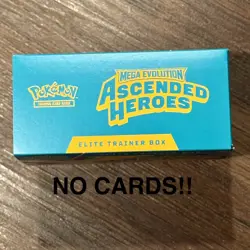 Pokemon TCG Mega Evolution Ascended Heroes Elite Trainer Box ETB – OPEN/NO CARDS - Image 5