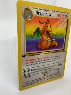 DRAGONITE Pokemon Card - WOTC - 1st Edition - Fossil - 19/62 - Image 5