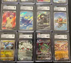 Pokemon CGC Graded Lot of 12 Slab Cards CGC 9.5, 9, 8.5, 6.5 English Japanese - Image 3
