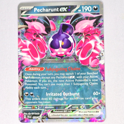 Pecharunt EX 039/064 Shrouded Fable Holo Double Rare Pokemon Card TCG English NM - Image 1