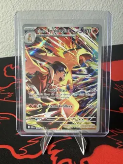 Ethan's Typhlosion 190/182 Illustration Rare Destined Rivals Pokemon Card - Image 1