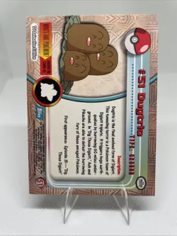 DUGTRIO #51 Pokemon Card TCG Topps TV Animation - Image 2