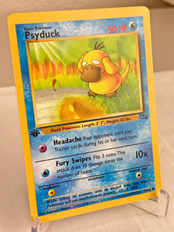 Psyduck 53/62 Fossil Set WOTC Pokemon Card 1st Edition - Near Mint - Image 2