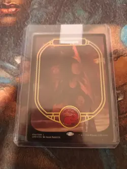 Mountain (Full Art) Unsanctioned Foil, NM, magic, MTG, FREE NEXT DAY SHIPPING! - Image 1