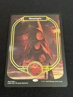 1x Mountain (Full Art, Foil) - Unsanctioned (UND) Magic MTG - Image 1