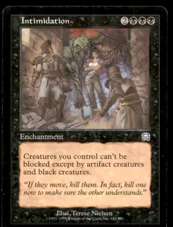 Intimidation LP Light Play Mercadian Masques MTG [7094] - Image 1