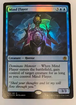 Mind Flayer Adventures in the Forgotten Realms Foil - MTG RARE - Image 1