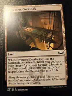 Riveteers Overlook 255/281 Common Streets Of New Capenna Magic: The Gathering - Image 1