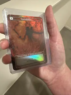 Sorcery Contested Realm Alpha - Immolation - FOIL Unique - Image 1