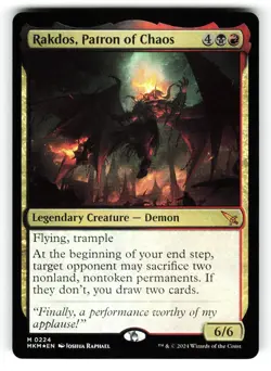 Rakdos, Patron of Chaos #224 (NM) (Foil) (MKM) Magic MTG - Image 1