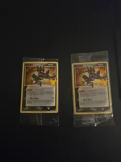 Greninja Gold Star SWSH 144 Pokemon Celebrations Sealed Promo Holo Card X 2 - Image 1