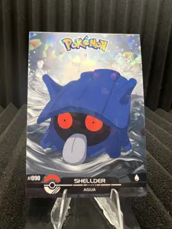 Shellder #90 - Cracked Ice Holo - Crystal Dark Black 2025 - Pokemon Card - Image 1