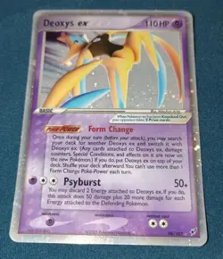 Deoxys Ex Pokemon Card 98/107 Holographic Game Attack Forme - Image 1