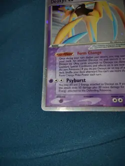 Deoxys Ex Pokemon Card 98/107 Holographic Game Attack Forme - Image 4