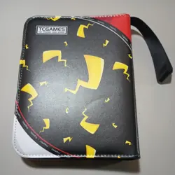 TCGAMES Pokemon Card Binder 4 Pocket 55 Page 3 Ring Collectors Album - Image 2