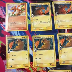Pokemon EX crystal guardians TCG Charmander Charmeleon lot - Image 2