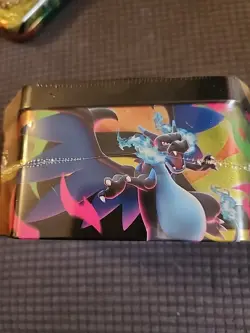 Sealed Pokemon TCG Mega Charizard X EX Tin 4 Booster Packs & Charizard Promo - Image 3