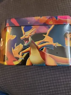Sealed Pokemon TCG Mega Charizard X EX Tin 4 Booster Packs & Charizard Promo - Image 4