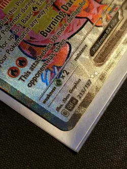 Charizard ex 2023 Pokemon SV Obsidian Flames - OBF EN #215 MONT/NEAR MINT - Image 3