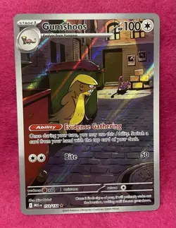 ⭐Gumshoos 153/132 Full Art Mega Evolution Holo Pokemon TCG⭐ - Image 2