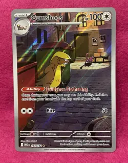 ⭐Gumshoos 153/132 Full Art Mega Evolution Holo Pokemon TCG⭐ - Image 3