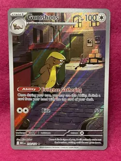 ⭐Gumshoos 153/132 Full Art Mega Evolution Holo Pokemon TCG⭐ - Image 4