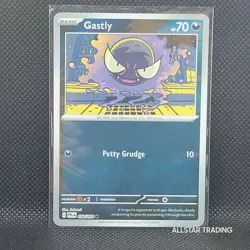 Rev Holo - Gastly 054/094 Pokemon Phantasmal Flames - Pokemon Mega Evolution - Image 1