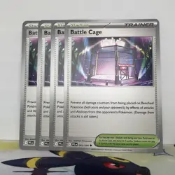 Battle Cage 085/094 - Play Set (x4) - Pokemon TCG: Phantasmal Flames NM - Image 1
