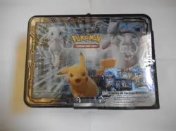 Pokemon 2019 Collectors Tin Armored Mewtwo Charizard Pikachu **Spanish Version** - Image 1