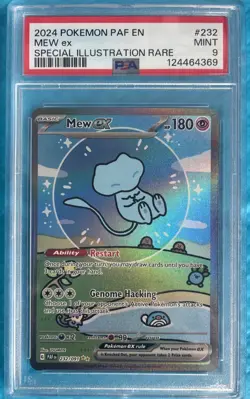 🧨 Mew ex 232/091 SV: Paldean Fates Holo MINT Pokemon MINT PSA 9 - Image 1