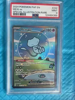 🧨 Mew ex 232/091 SV: Paldean Fates Holo MINT Pokemon MINT PSA 9 - Image 2