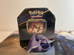 Pokemon Crown Zenith Galarian Articuno Tin Sealed, Small Tear on Left Upper Side - Image 1