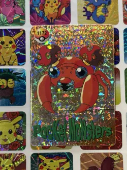 Pokemon Holo Vintage Pocket Monsters Vending Prism Sticker Nintendo collections - Image 1