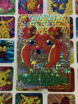 Pokemon Holo Vintage Pocket Monsters Vending Prism Sticker Nintendo collections - Image 2