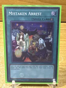 1x Yu-Gi-Oh! TCG Mistaken Arrest - OP29-EN009 - Super Rare - NM - Image 1